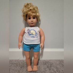 Our Generation Boy 18' Doll with Surfing Top and Blue Shorts